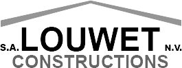 Logo de l'entrepreneur Louwet Constructions avec lequel Panelconstruct collabore régulièrement.