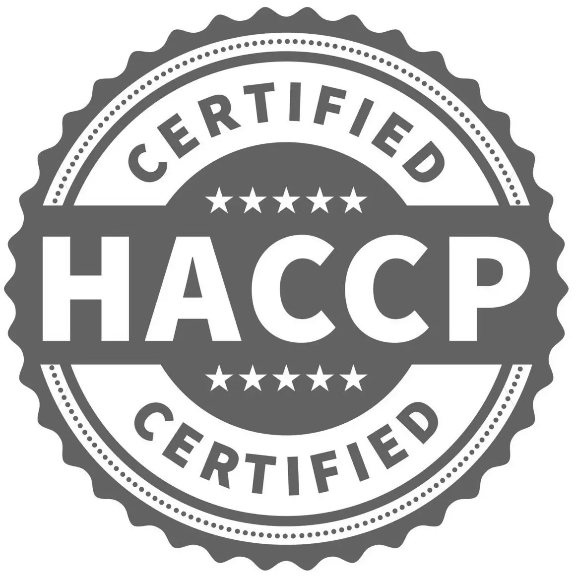 Logo du label HACCP qui est la norme européenne agroalimentaire que PanelConstruct respecte